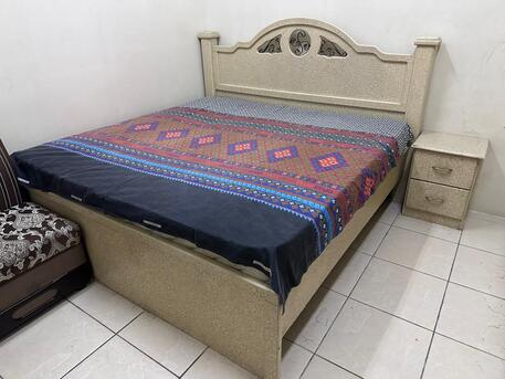 Al Thuqbah, Furniture, SAR 700,  Double Bed Set,  Drawing Room Fancy Table For Urgent Sale (Detail In Description)