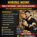 📢 WE ARE HIRING &ndash; MALE TIKTOKER & VIDEO EDITOR