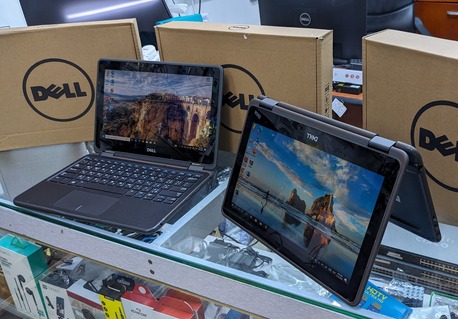 Manama, Electronics, BHD 58,  Dell 2-in-1 Touch Laptop+Tablet 8GB RAM SSD M.2 35x Fast With Box & Charger