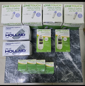 Dammam, Household Items, SAR 2033,  Diabetic Strips, Lancets, Glucose Monitor For Sale