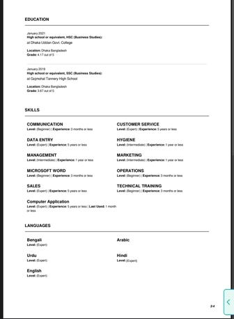 Jeddah, Job Seekers, Service Crew /Team Member /waiter/Housekeeping