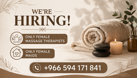 Riyadh, Jobs, (female Applicants Only)Live-in Housemaid And Masseuse Massage Therapist Job