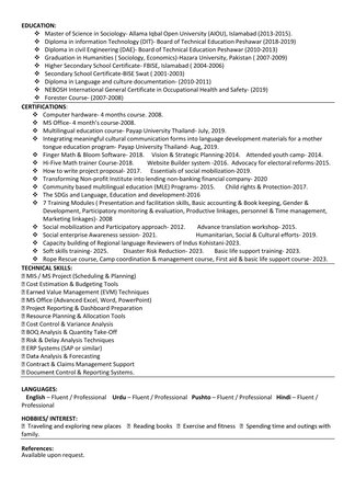 Riyadh, Job Seekers, Planning & Cost Control Engineer