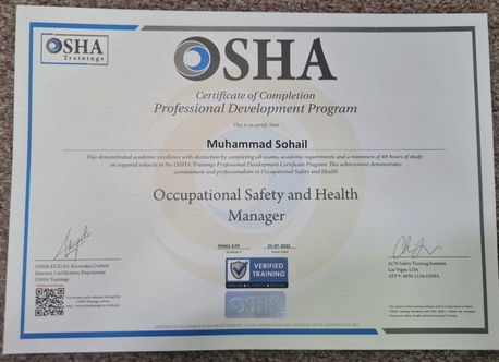 Riyadh, Job Seekers, &ldquo;Experienced HSE Officer / Engineer / Supervisor &ndash; 5 Years Experience &ndash; Saudi Arabia&rdquo; ✅