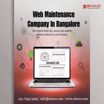 Bangalore, Web Design & Development, Best Web Maintenance Service Company In Bangalore | Zinavo