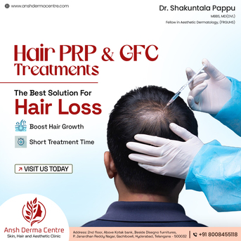 Hyderabad, Health, Hairloss Treatment In Gachibowli - Ansh Derma  Center
