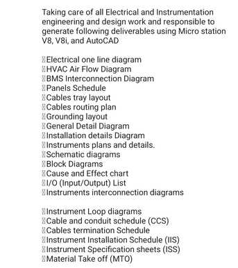 Jubail, Jobs, Sr. Electrical & Instrumental Engineer
