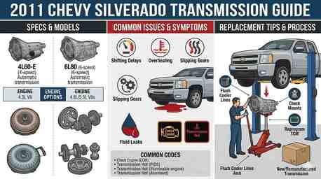 Austin, Auto Parts, USD 500,  2011 Chevy Silverado Transmission Specs, Issues & Replacement Tips
