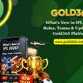 What&rsquo;s New In IPL 2026? Rules, Teams & Updates Via Gold365 Platform