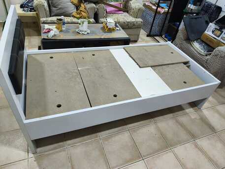 Juffair, Furniture, BHD 20,  Used Wooden Bedframe