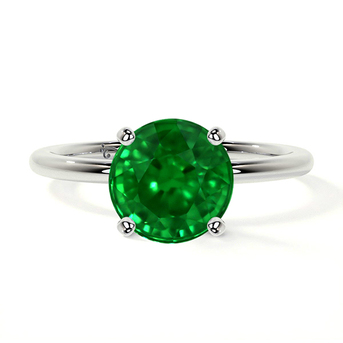 New York, Jewelry, USD 35926,  Buy 4.61 Cts Natural Emerald Ring AAAA Quality At GemsNY