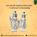 INR 21000,  Pure Marble Radha Krishna Idols &ndash; Traditional Craftsmanship