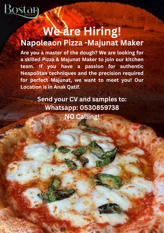 Qatif, Jobs, Napoleaon Pizza & Majunat Maker