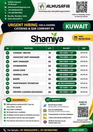 Mumbai, Jobs, ASSISTANT SHIFT MANAGER