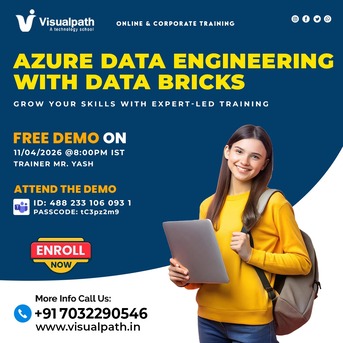 Hyderabad, Lessons Offered, Join Free Demo Azure Data Engineering With Databricks