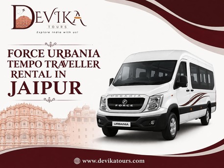 Jaipur, Travel, Force Urbania Tempo Traveller Rental In Jaipur City