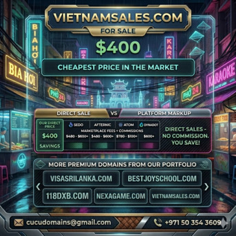 Hanoi, Software, AED 400,  💎 Vietnamsales.com &ndash; Premium Business Domain For Sale