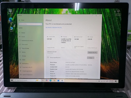 Khobar, Computers, SAR 950,  Microsoft Surface Pro 6, Core I5, Ram 8GB, Storage 256GB SSD