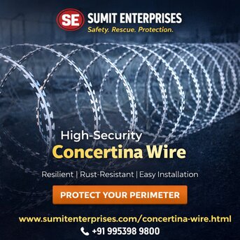 New Delhi, Materials, INR 5000,  Concertina Wire Manufacturer In Delhi