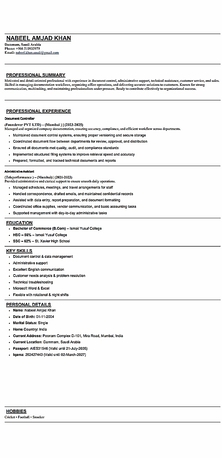 Dammam, Job Seekers, Document Controller