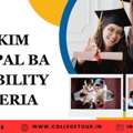 Sikkim Manipal BA Eligibility Criteria