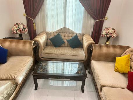 Al Ruwais, Furniture, SAR 800,  SOFA SET AND DAINING TABLE FOR SALE SR.800