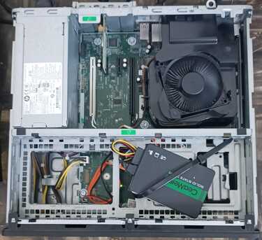 Manama, Computers, BHD 110,  Like New Full Set Hp Core I7 9th GEN /16 GB Ram DDR4 /128 SSD+500/3.2 GHz /Monitor /Wifi