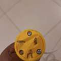 SAR 110,  Leviton 20 Amp, 250 Volt, Grounding Plug Yellow