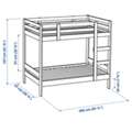 SAR 500,  Bunk Bed White