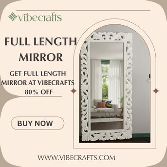 Noida, Household Items, INR 2600,  Full Length Mirror &ndash; Elegant Design By Vibecrafts