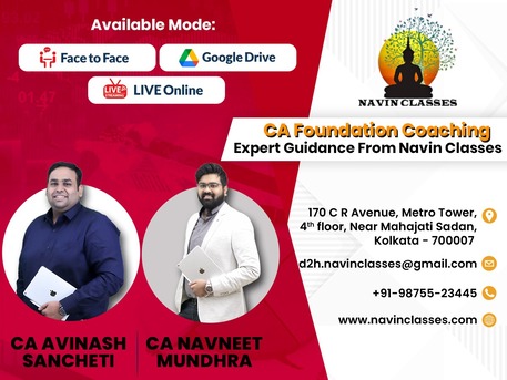 Mumbai, Education, CA Foundation Coaching &ndash; Expert Guidance By Navin Classes