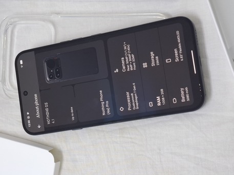 Al Rahmaniyah, Mobile Phones, SAR 2150,  Nothing Phone 4a Pro 12gb 256gb New Just Open Box Jarir Purchase