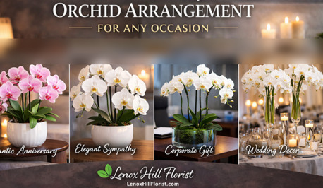 New York, Farm & Garden, Luxury Orchid Arrangements In NYC
