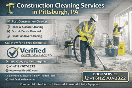 New York, Cleaning, Construction Cleaning Services In Pittsburgh, PA