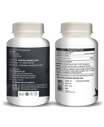 Ahmedabad, Health & Beauty Items, INR 260,  Activated Charcoal Tablets For Gas & Bloating Relief | Natural Gut Detox 350mg |