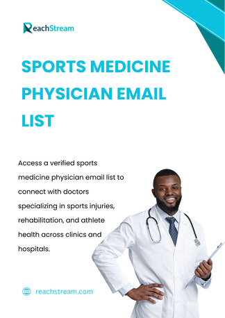 Brisbane, Software, Boost Sports Medicine Physician Email List For Engagement