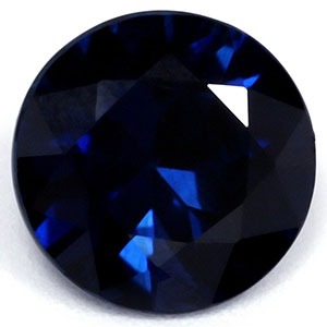 New York, Jewelry, USD 2563,  Natural Intense Blue Sapphires 1.34 Cts Round Cut - AAA Quality