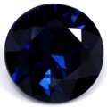 USD 2563,  Natural Intense Blue Sapphires 1.34 Cts Round Cut - AAA Quality