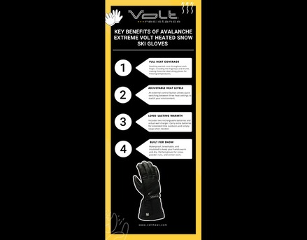 New York, Clothing & Accessories, Shop Volt Heat Avalanche Extreme Heated Snow Ski Gloves Online