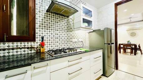 New Delhi, Apts/Flats Wanted, INR 20626/day,  Furnished,  3 BR,  2000 Sq. Meter,  BluO 3BHK Safdarjung Enclave -Lift Terrace Garden