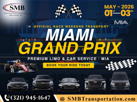 Miami, Travel, Grand Prix 2026 Miami Mia FL SMB Transportation