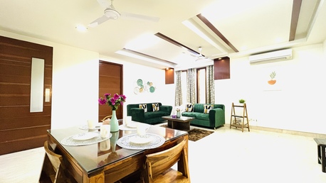 New Delhi, Apts/Flats Wanted, INR 13292/day,  Furnished,  2 BR,  1300 Sq. Meter,  BluO 2BHK Green Park Private Garden Balcony, Lift