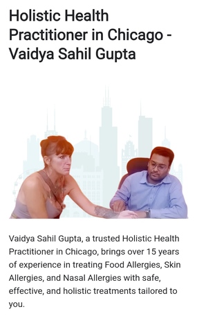 Haryana, Health, Holistic Health Practitioner In Chicago - Vaidya Sahil Gupta