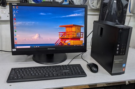 Manama, Computers, BHD 73,  Dell I7 PC 8GB RAM 22" FHD Monitor Built-in Camera, Speaker Plug & Play Teams,Zoom Install