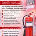 AMC - Annual Maintenance Contract For Fire Fighting, Fire Alarm & Fire Extinguisher Refill
