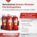 AMEREX, Aramco Approved, Wheeled Fire Extinguisher, All Sizes Available In Dammam
