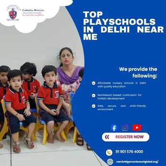 New Delhi, Education, Top Playschools In Delhi Near Me