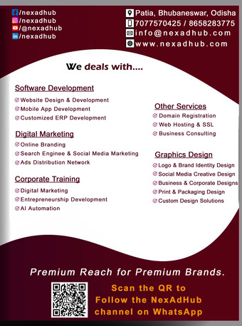 Bhubaneswar, Web Design & Development, Build A Powerful Digital Presence With NexAdHub
