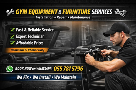 Khobar, Jobs, Gym And Furniture Installation