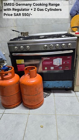 Al Khobar Al Shamalia, Household Items, SAR 550,  Smeg Cooking Range With 2 Cylinders